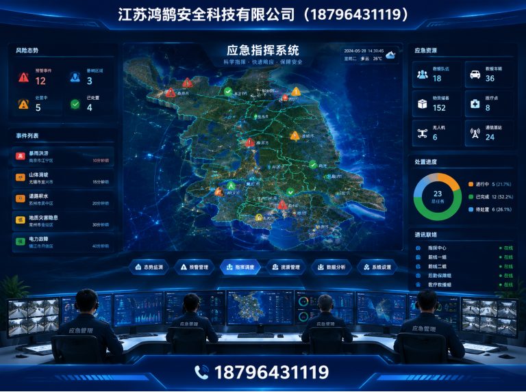 吕梁应急指挥系统展示图